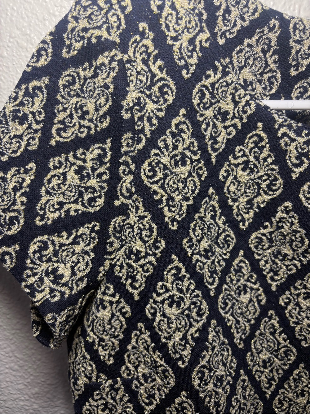 NWT Zara Classic Black & Cream Printed Midi Sheath Dress Size XS - Picture 3 of 6